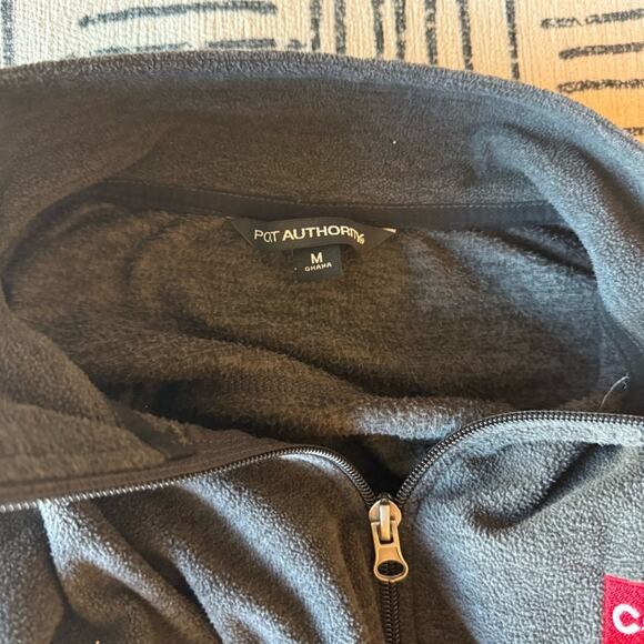 Port Authority Charcoal Fleece Jacket Medium - Picture 3 of 3